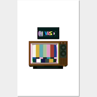 TV & VHS Glitched Posters and Art